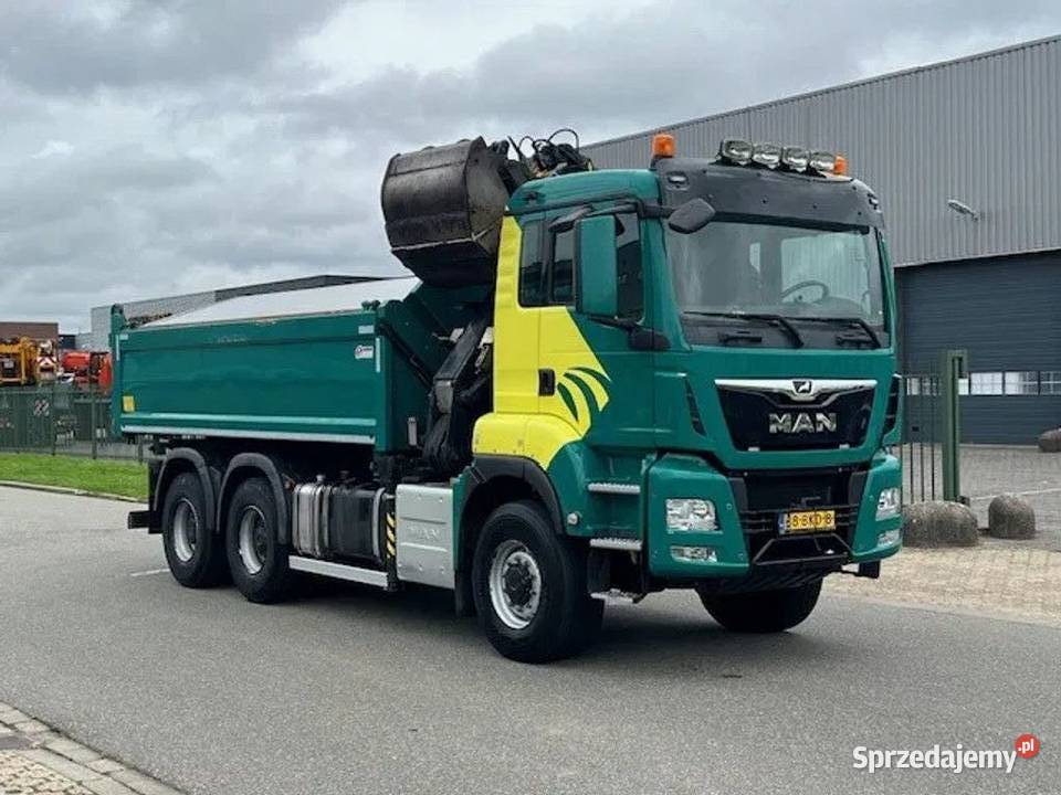 Wywrotka 6x6 z dzwigiem Boardmatic Man TGS 28420 Motoryzacja Warszawa sprzedam