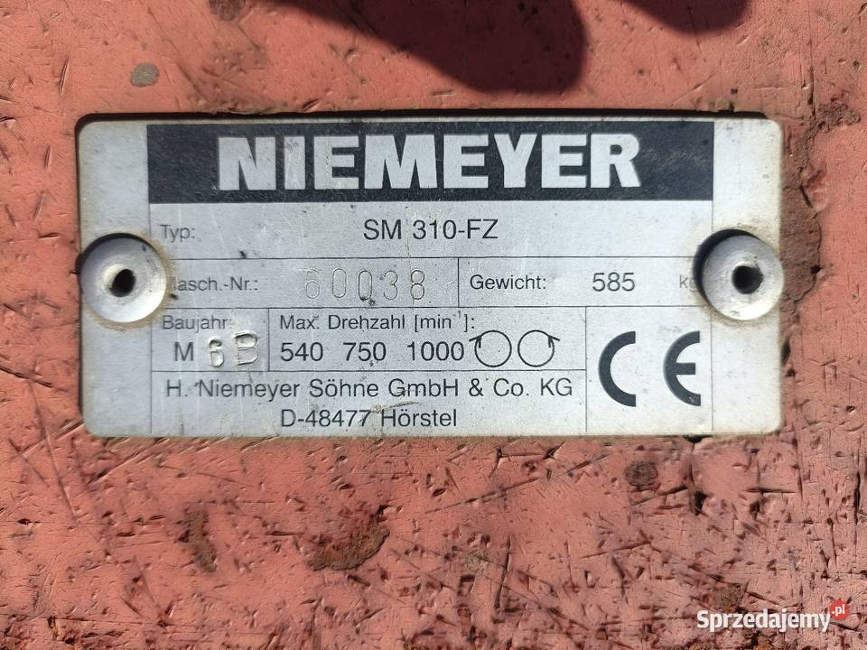 Części do kosiarki NIEMEYERZIEGLERMRTL Racibórz