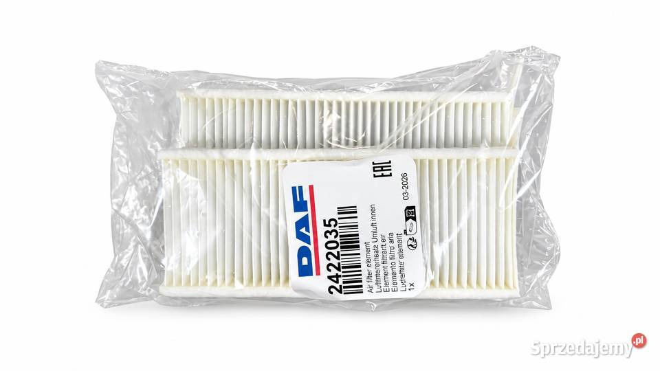 Zestaw filtrów XY XG DAF Filtry Olkusz sprzedam