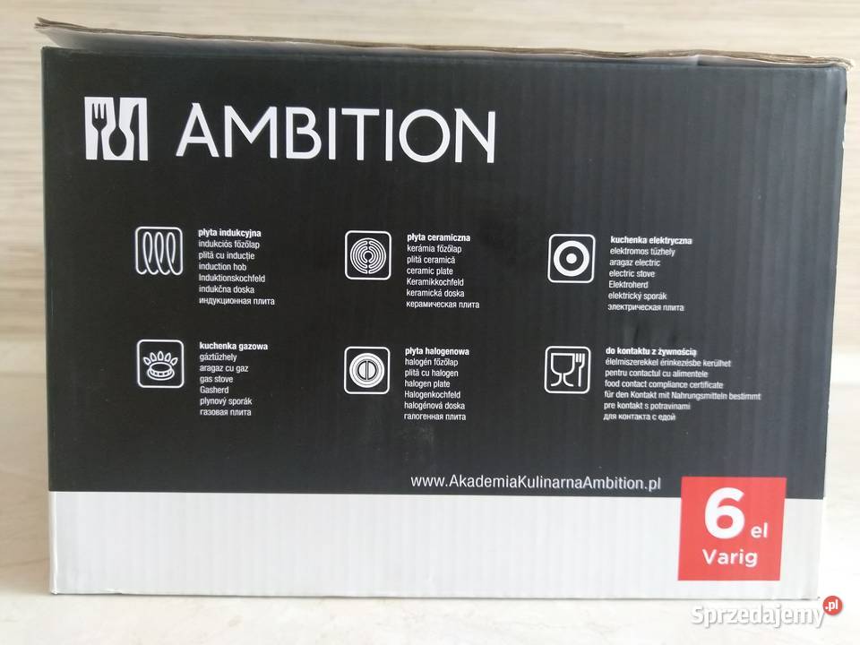 NAJTANIEJ Zestaw Garnków Garnki Ambition Varig 6 Zabrze sprzedam