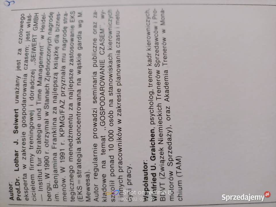 zorganizować czas poradnik książki Warszawa miękka