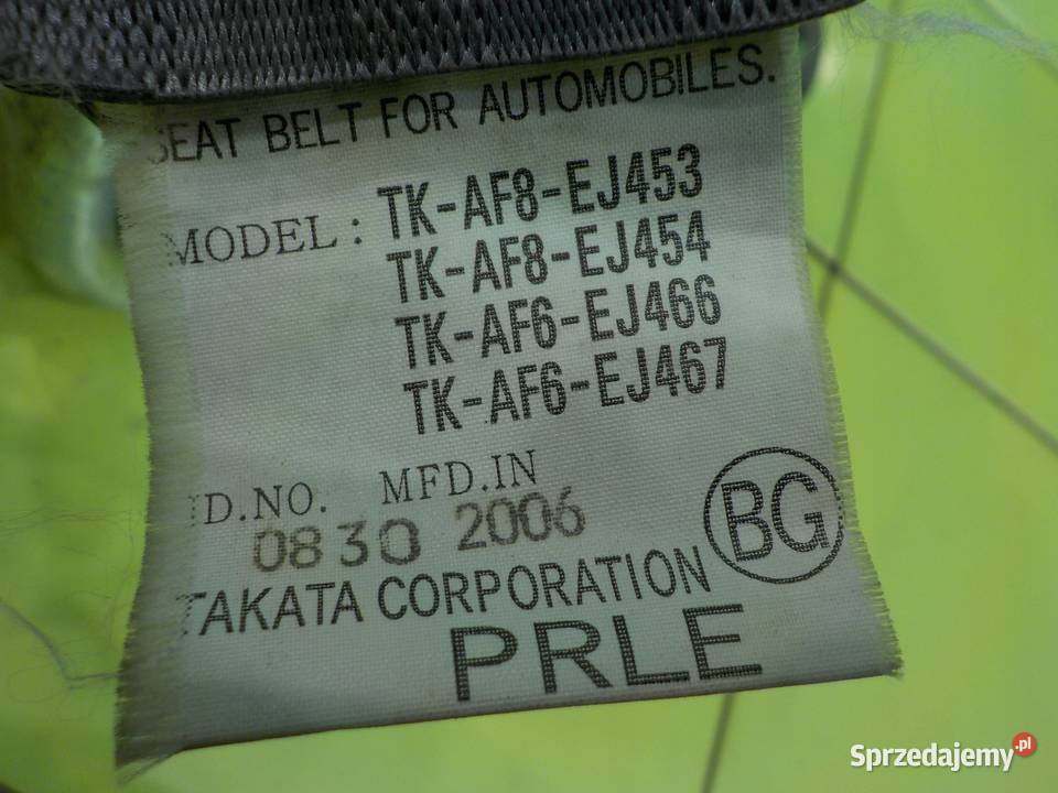 CIVIC VIII 14 IDSI 06r SEDAN pas bezpieczenstwa