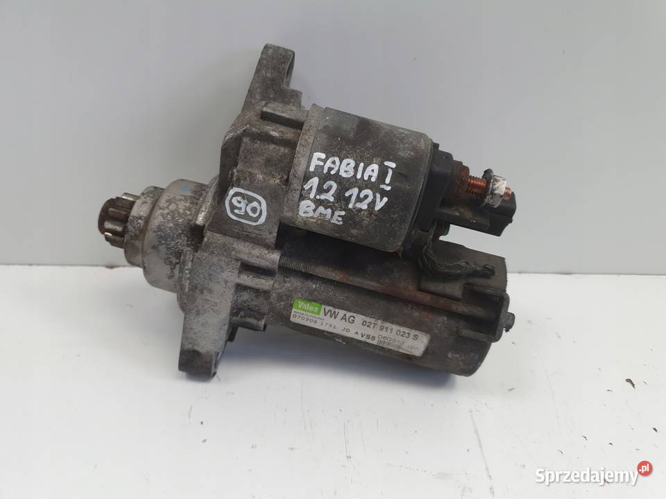 Skoda Fabia I 12 12V ROZRUSZNIK 02T911023S valeo Układ elektryczny silnika Janów