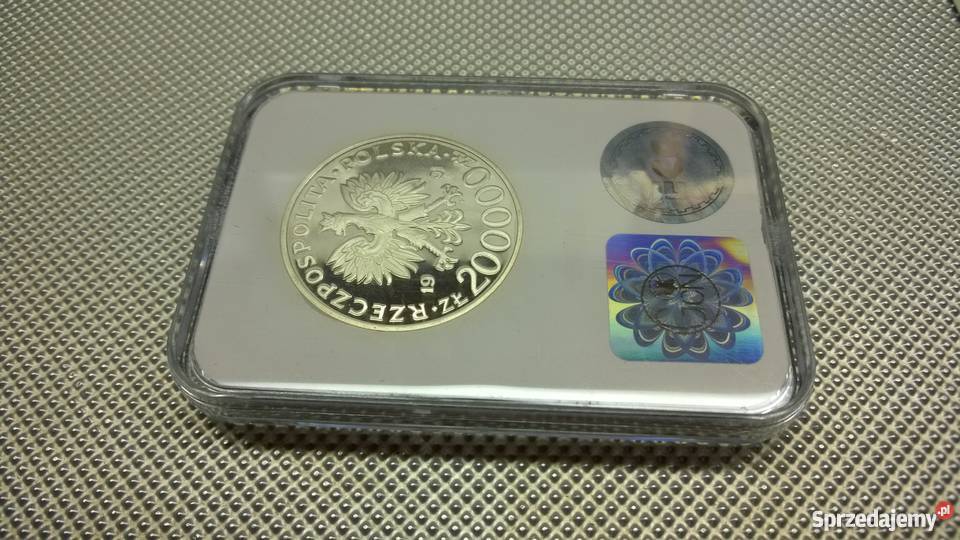 Srebrna moneta 200000 złotych 1991 Warszawa