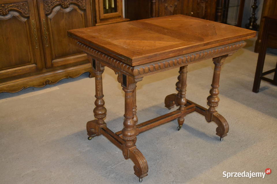 stolik pomocnik eklektyczny dąb Będzin sprzedam