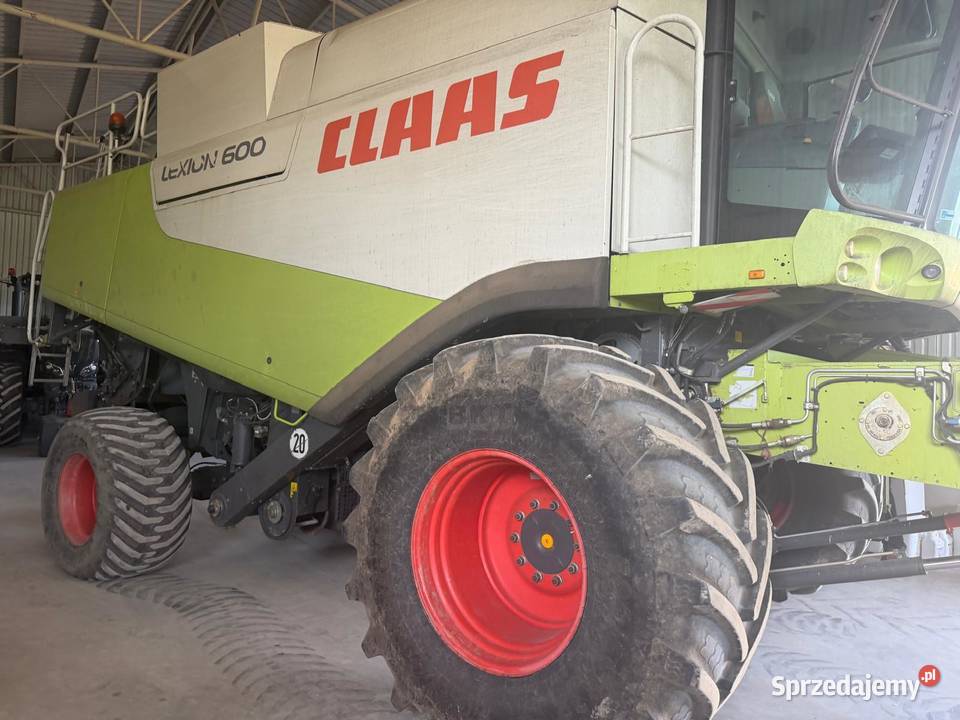 Kombajn zbożowy Claas Lexion 600 heder V900 Zbożowe Nowa Ruda