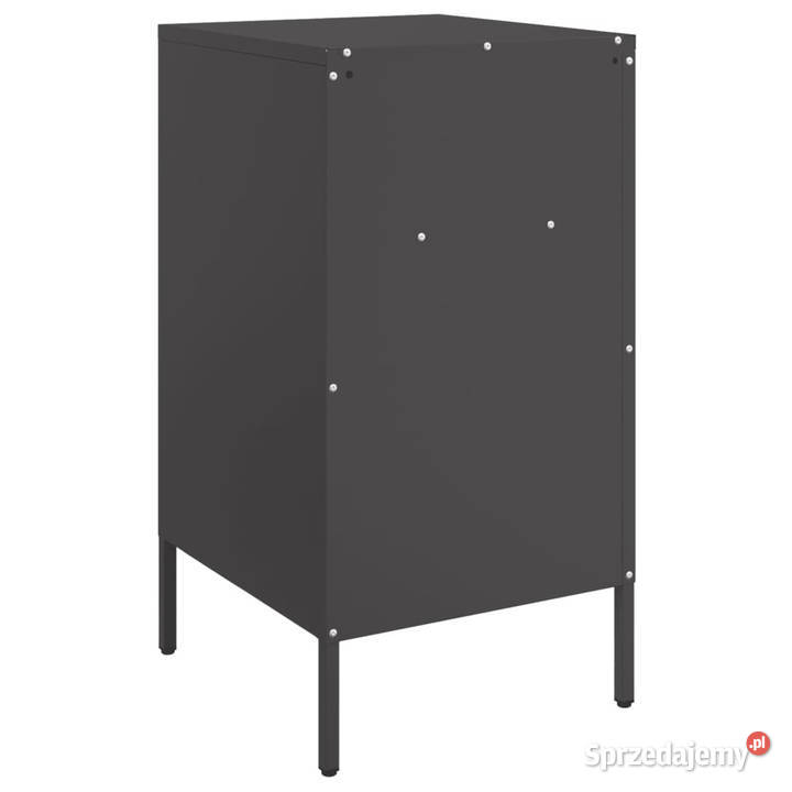 Szafki nocne 2 czarne 36x39x68 stal WM843067 mazowieckie Warszawa sprzedam