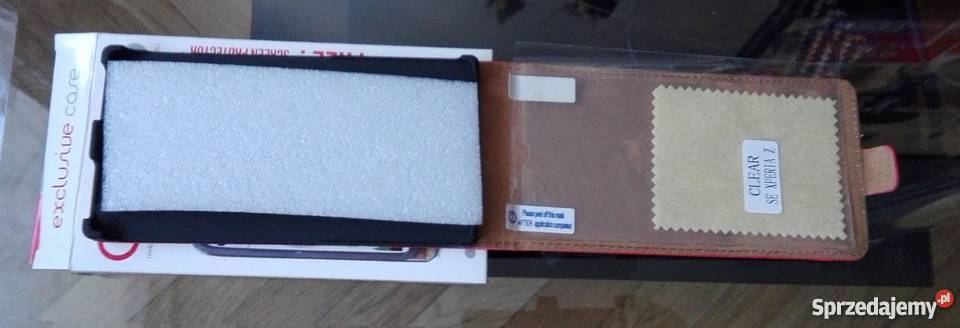 ZAMYKANE SKÓRZANE ETUI SONY XPERIA ZULTRA RED Łódź