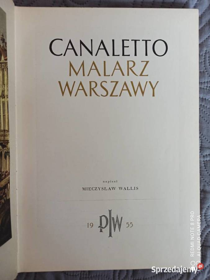 CANALETTO MALARZ WARSZAWY MWallis Warszawa