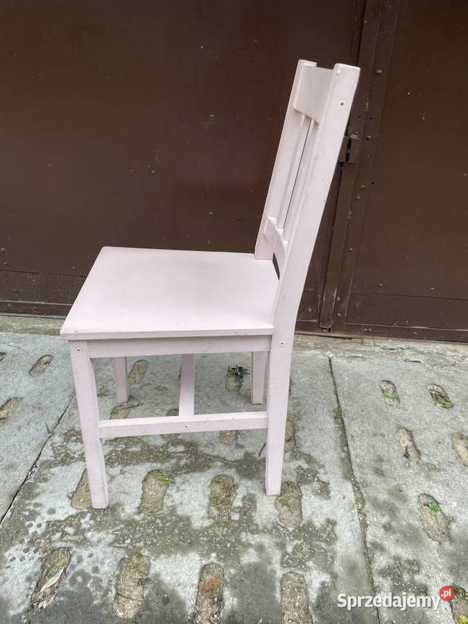 drewniane krzesło Pruszcz Gdański