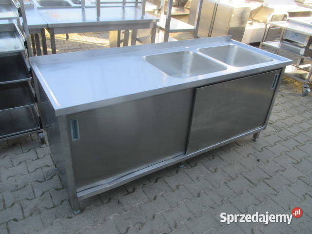 ZLEW 2 KOMOROWY Z BLATEM DRZWI SUWANE 1907085 wielkopolskie