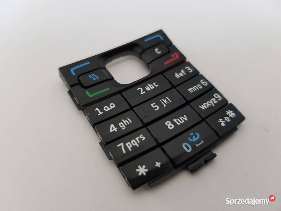 Klawiatura Klawisze Nokia E50 czarna NOWE Pozostałe Leszno