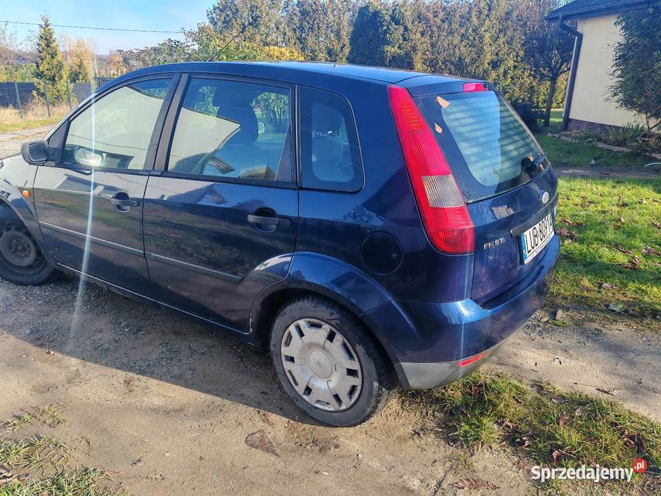 Ford Fiesta 14 tdci klima 2003 Rok produkcji 2003 Motoryzacja Zemborzyce Tereszyńskie