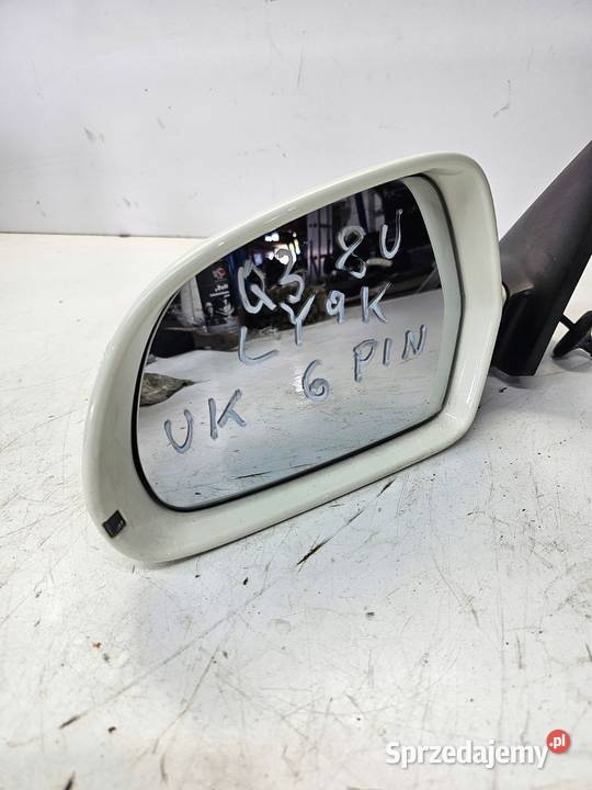LUSTERKO ZEWNĘTRZNE LEWE AUDI Q3 8U 6 PIN LY9K śląskie