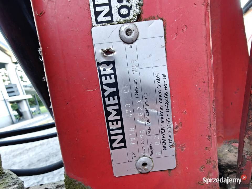 Zgrabiarka karuzelowa Niemeyer Twin 470 DH Warszówka sprzedam