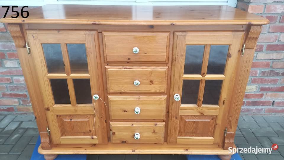 Komoda sosnowa Kredens Pod telewizor RTV Bufet z zachodniopomorskie Gawroniec sprzedam