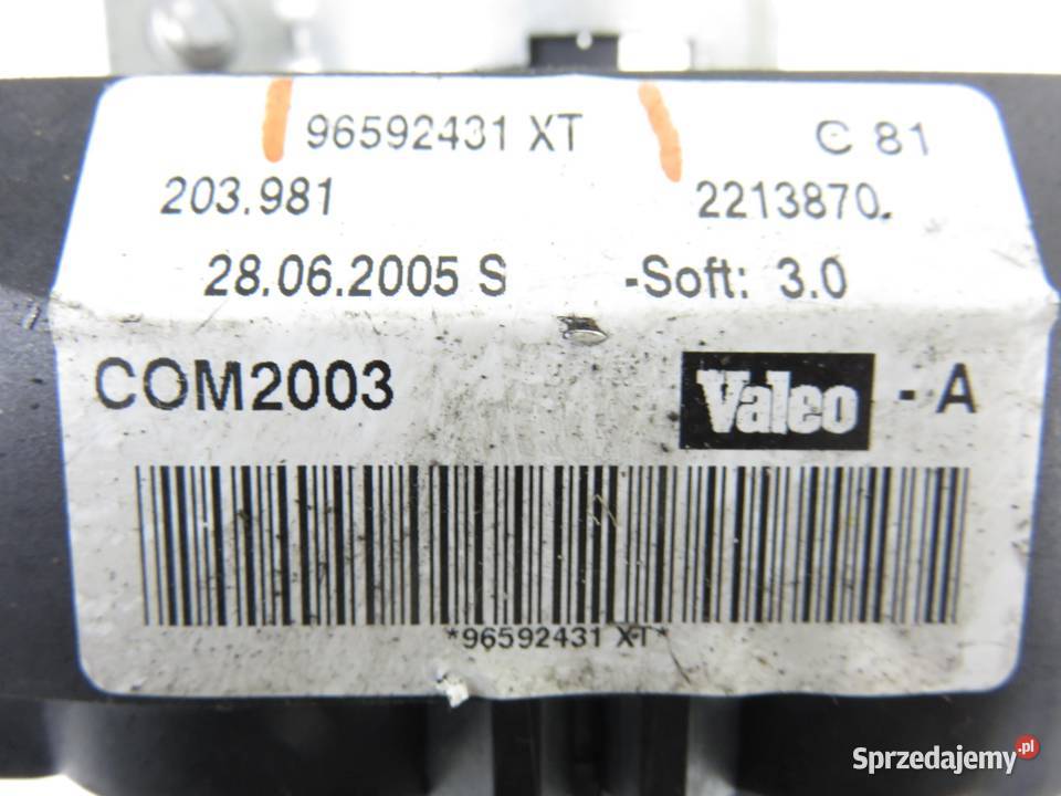PRZEŁĄCZNIK ZESPOLONY CITROEN C5 II 96592431XT małopolskie sprzedam