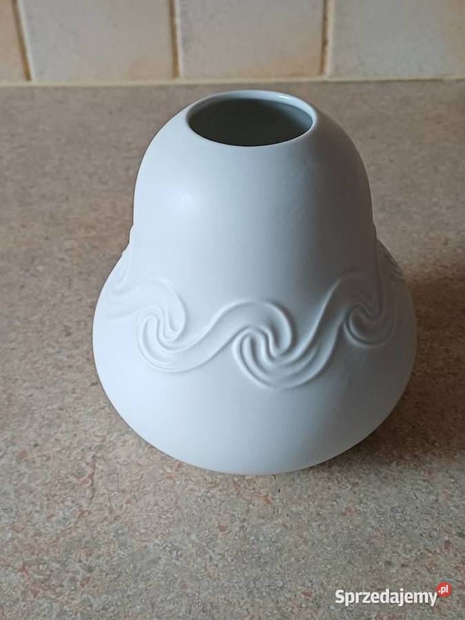Vintage bialy wazon małopolskie