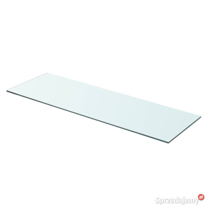 Półki 2 panel z przezroczystego szkła 80 x 25 Półki Warszawa