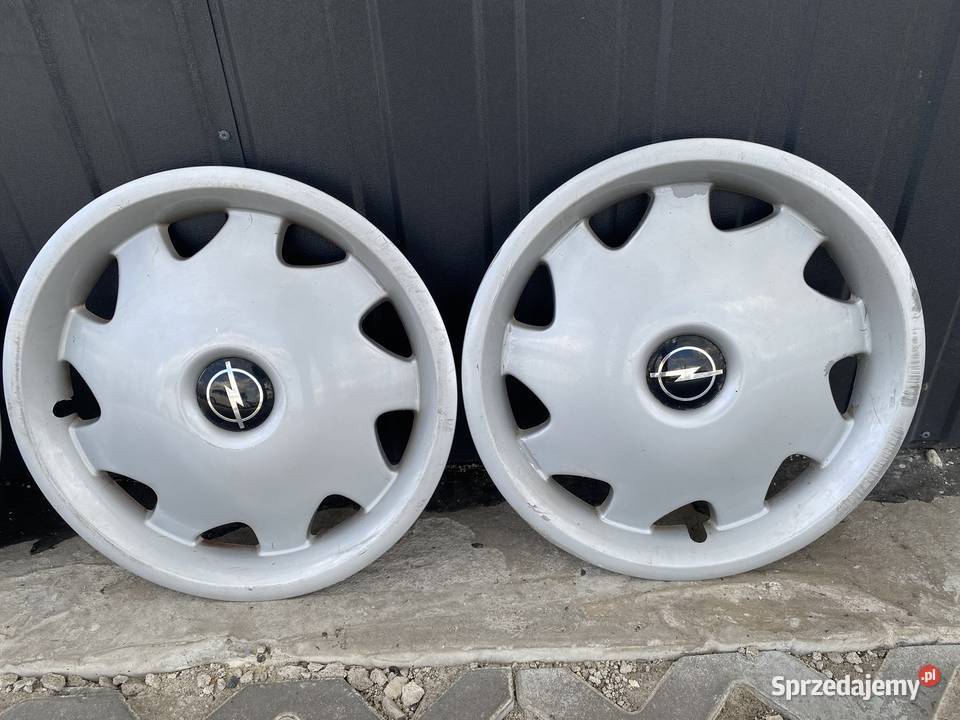 Kołpaki Opel 15 Oryginalne STAN Komplet 4 Sztuki Opony i felgi