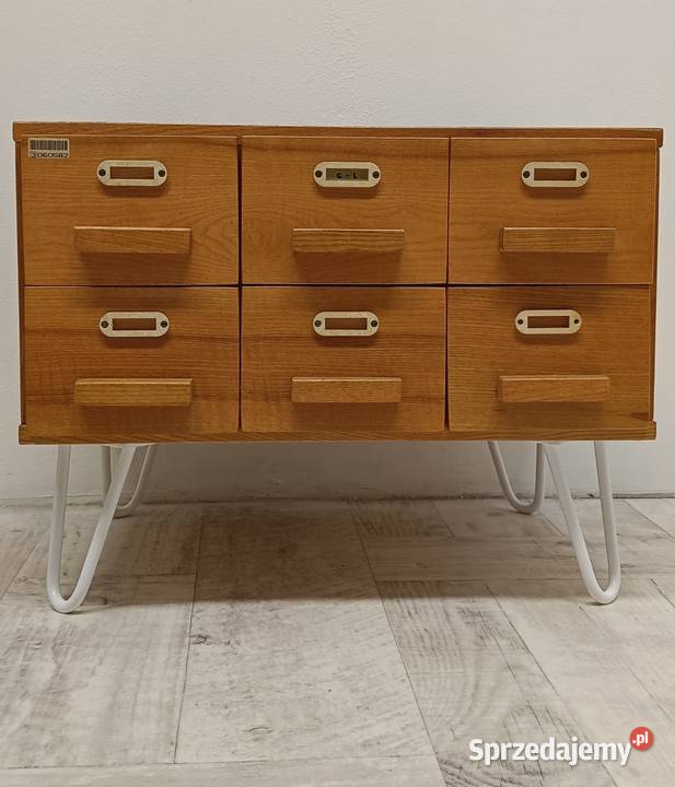 szafki nocne nakastliki drewniane vintage design Radomsko