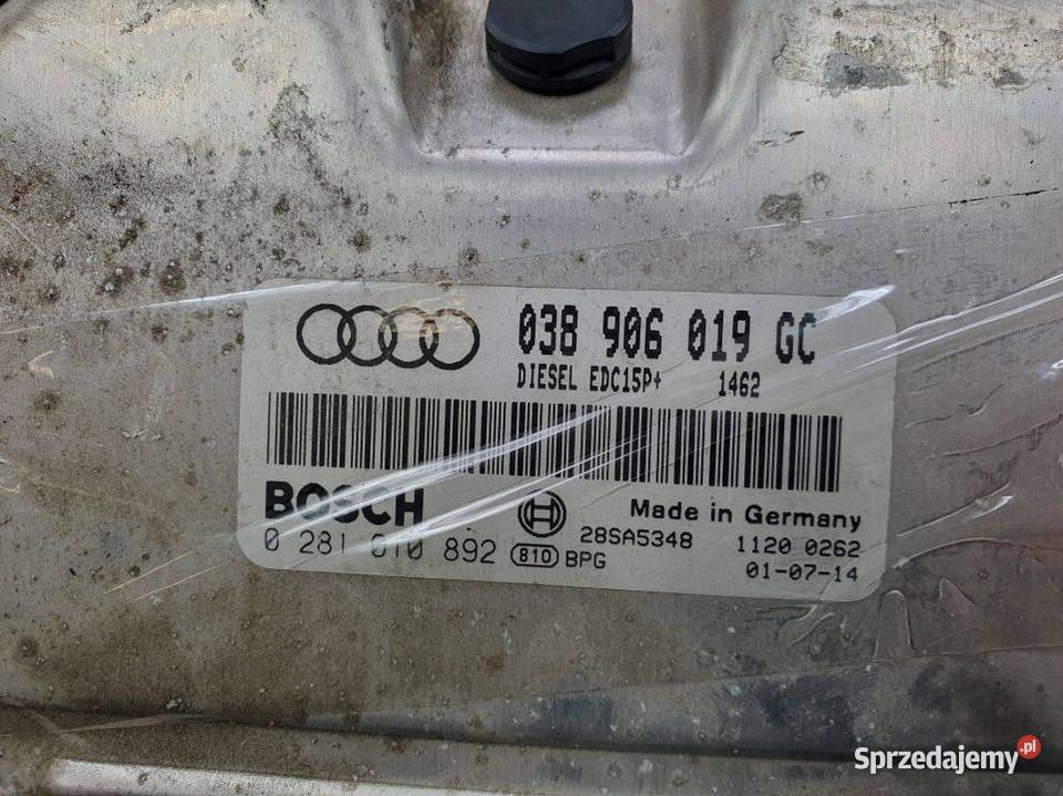 KOMPUTER SILNIKA ECU AUDI A3 8L 038906019GC Lipno