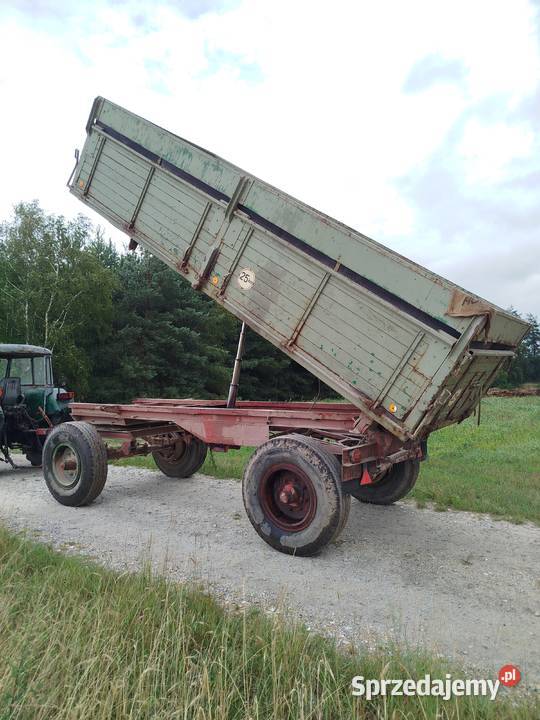 Przyczepa wywrotka 3 strony d47 d55 hl thk krone Przyczepy rolnicze łódzkie Łubna-Jakusy