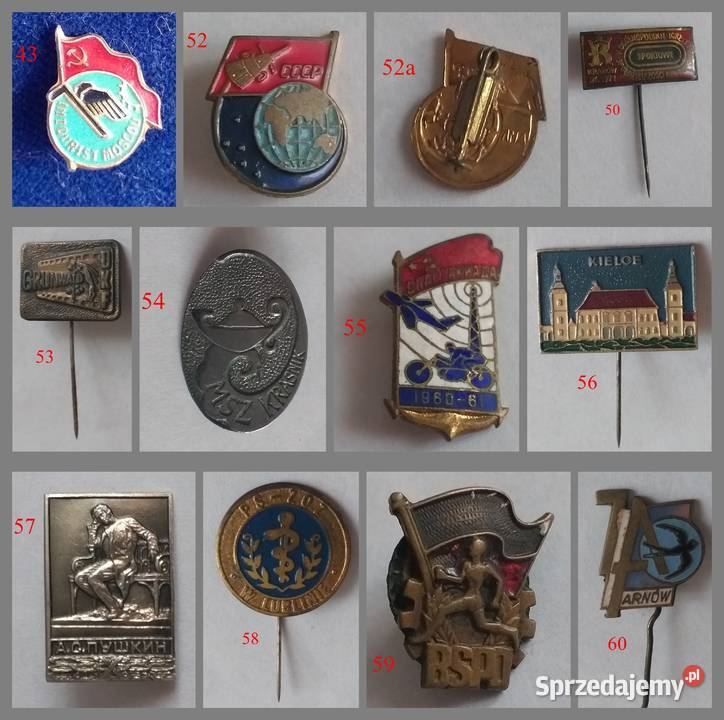 Przypinki różne Lublin