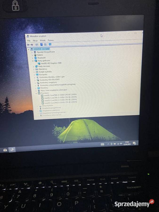 Laptop Lenovo ThinPad t450 I5 SDD Windows 10 Pro podkarpackie