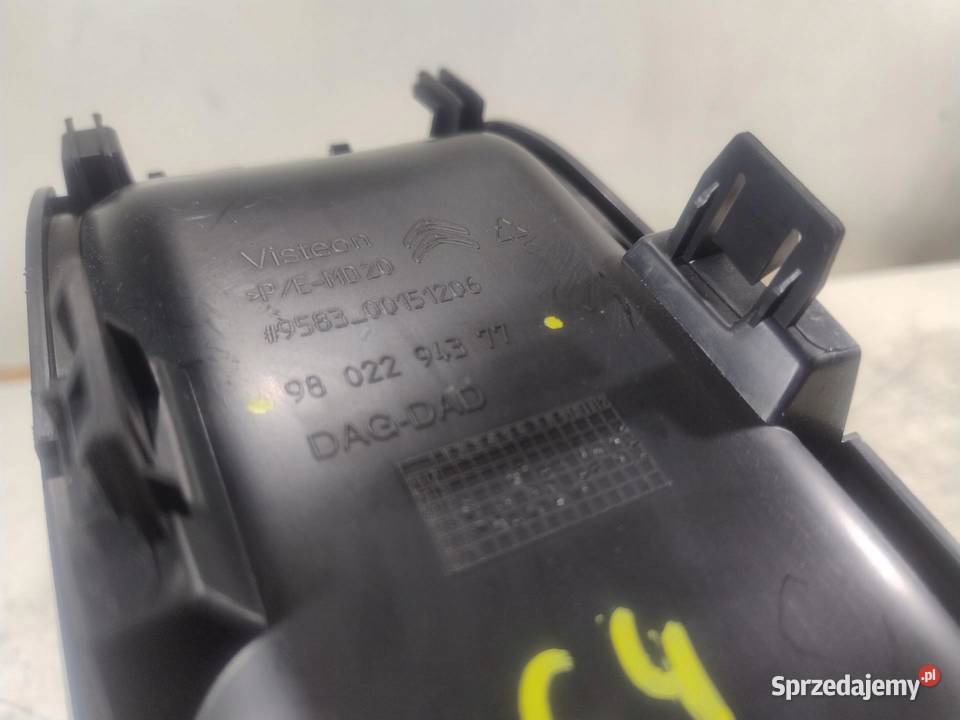 OSŁONA ZAŚLEPKA KONSOLI CITROEN C4 CACTUS 12 THP