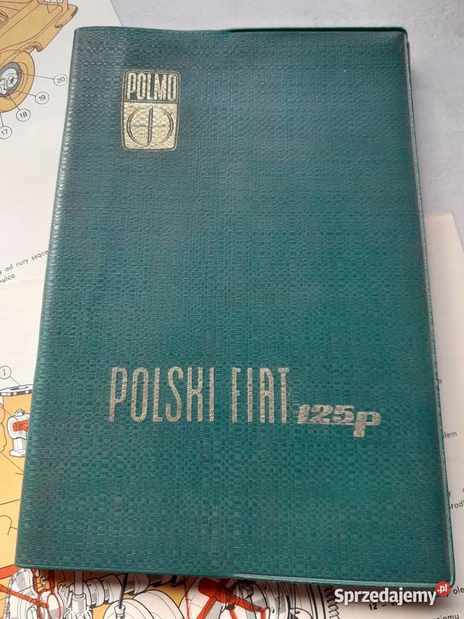 Stara książeczka Polski Fiat 125p pierwsze Dąbrowa Górnicza
