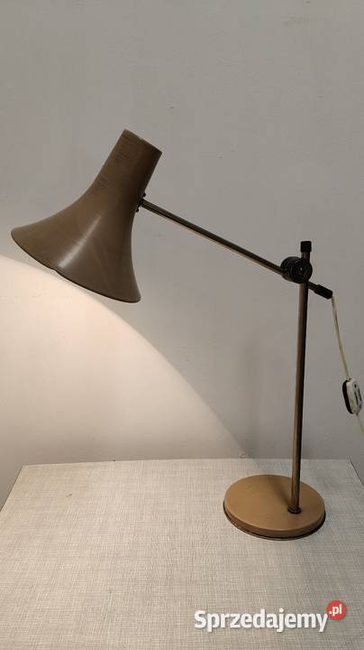 lampa lampka biurkowa szkolna PRL vintage lata Lampki biurkowe łódzkie Radomsko