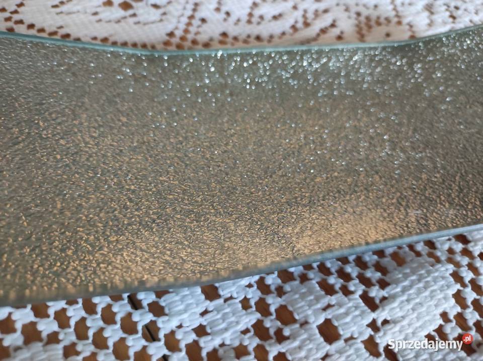 talerz podstawka patera misa srebrna brokatowa Pozostałe Kielce