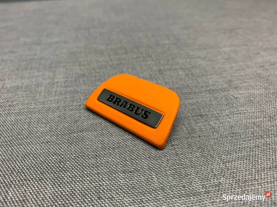 EMBLEMAT ZNACZEK LOGO skóra BRABUS na kierownicę Chełm