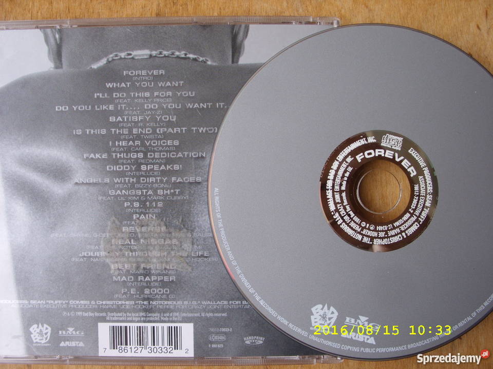 Rap CD FOREVER PUF DADDY CD Płyty i kasety Wołów