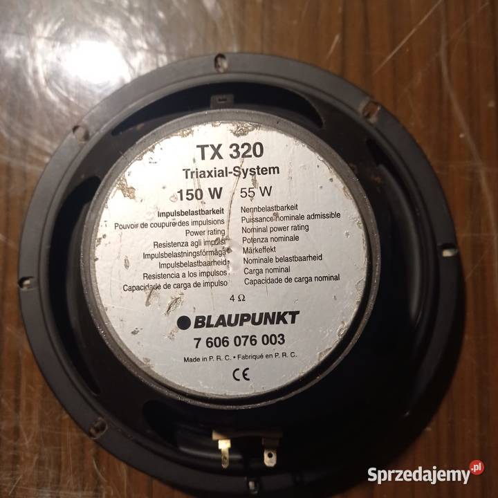 GŁOŚNIKI BLAUPUNKT TX 320 7606076003 150 W 55 W Kamień Pomorski