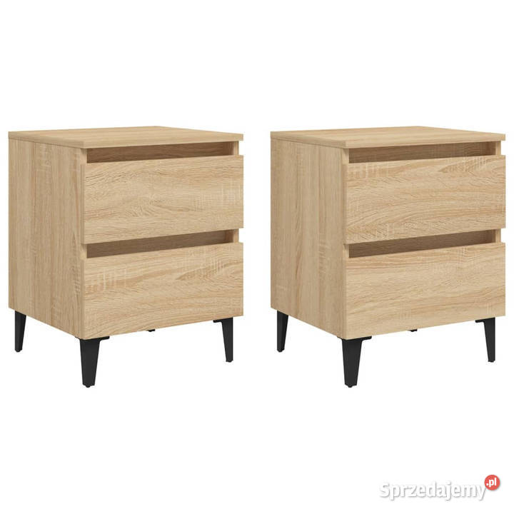 Szafki nocne 2 dąb sonoma 40x35x50 WM805876 Warszawa