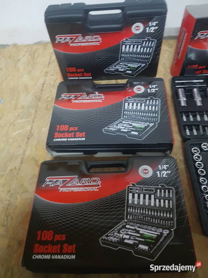 ZESTAW 108 KLUCZY hazard NASADOWE TORX Narzędzia Głogowa