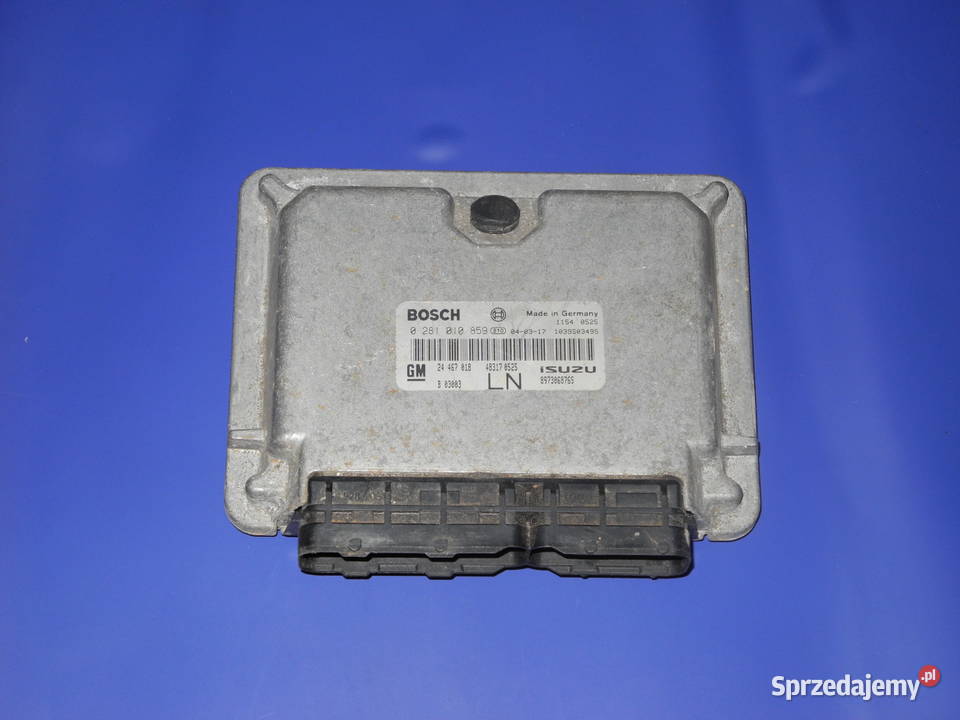 Sterownik silnika Opel Astra Isuzu 17 CDTI 2004 Układ elektryczny Pleszew