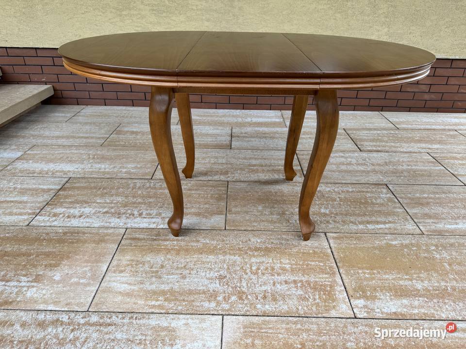 Stół okrągły rozkładany stylowy Ludwikowski mazowieckie Sulbiny