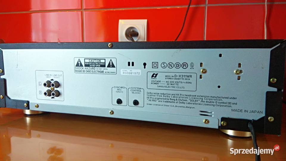 Sansui DX311WR japoński magnetofon z dolnośląskie Świebodzice