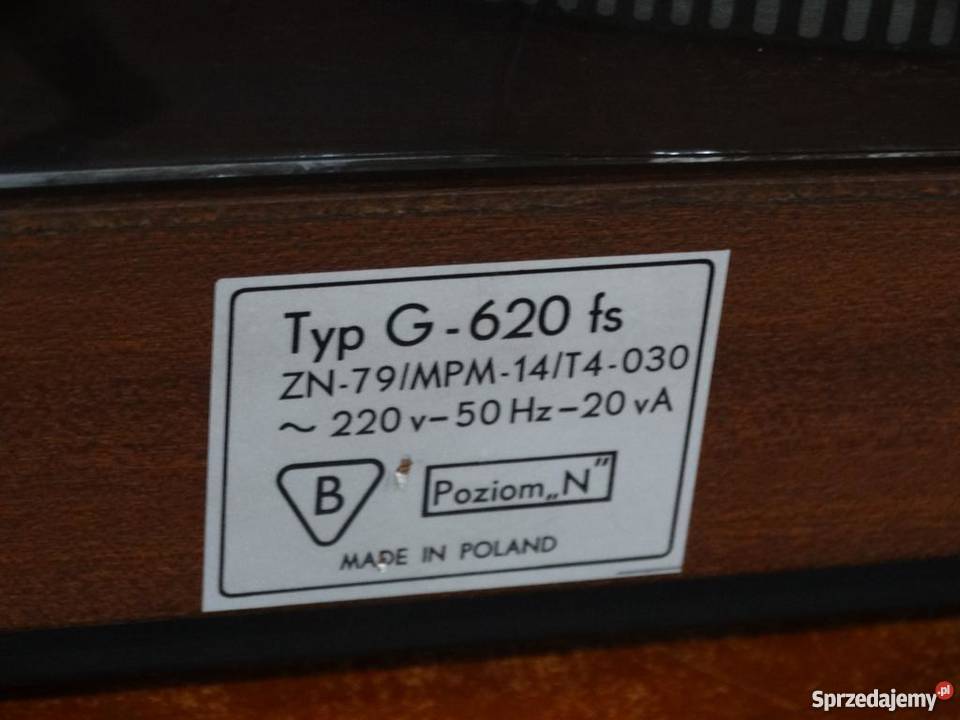 Gramofon UNITRA Fryderyk G 620 Vintage WYSYŁKA sprzedam