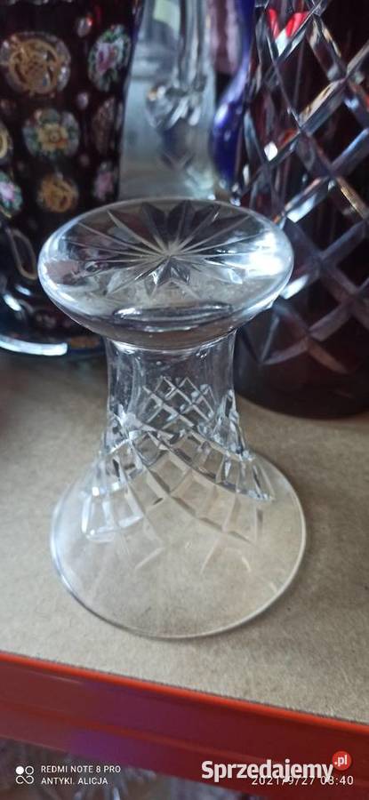 Wazon wazonik kryształowe szkło Szlifowanie w Gdańsk sprzedam