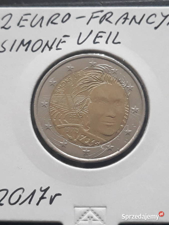 2 Euro Francja 2017 r Simone Veil Konin
