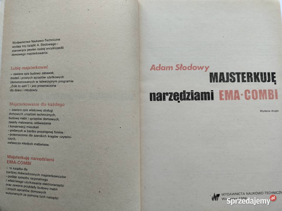 Majsterkuję narzędziami Ema Combi Adam Słodowy pomorskie