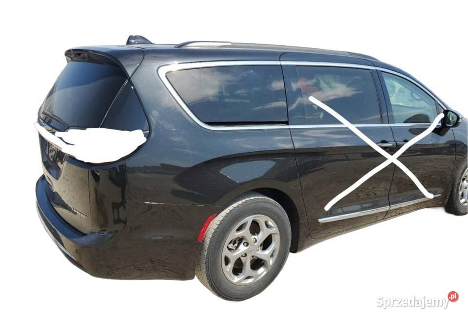 Drzwi lewa przednie kierowcy czarne PXR Chrysler Rok produkcji 2019 Białystok sprzedam