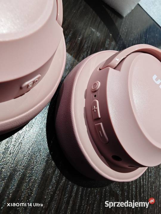 Bezprzewodowe słuchawki nauszne Różowe Żary sprzedam