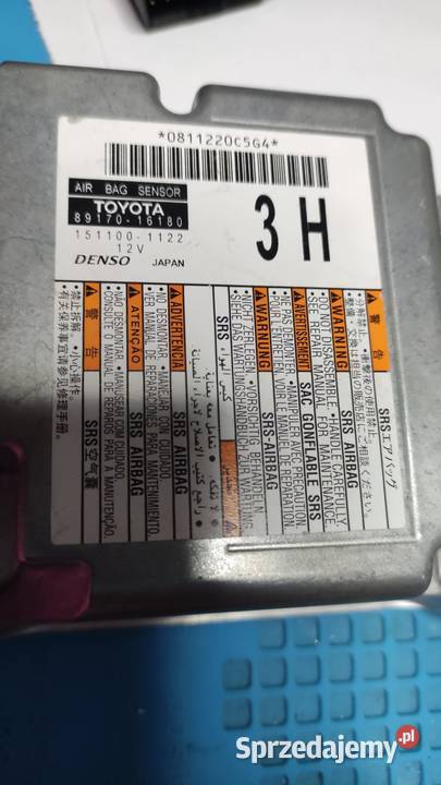 Naprawa sterowników Toyota srs airbag clear Warszawa