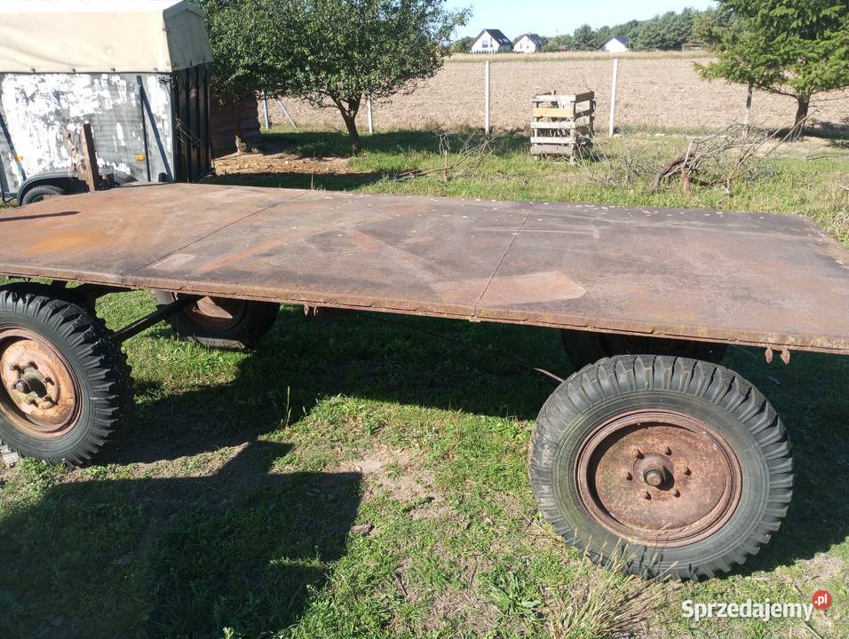 Przyczepa platforma 185x4 rolnicza podloga Kałowice