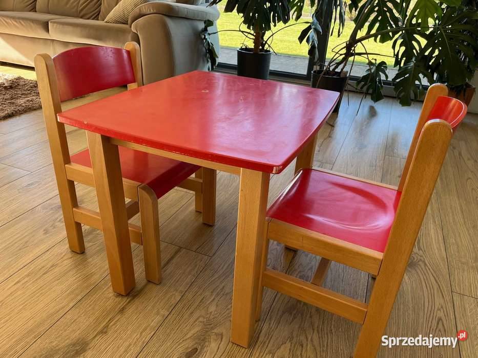 Zestaw dziecięcy stolik dwa krzesła firmy Wrocław